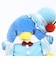サンリオ タキシードサム マスコットキーホルダー スカイブルーチェリーケーキシリーズ Sanrio