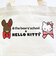 サンリオ  ハローキティ ×くまのがっこう ミニトートバッグ (りぼん) Sanrio
