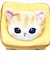 モフサンド パンにゃん ぽてたまぬいぐるみ ベージュ mofusand