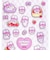 エスターバニー (Esther Bunny) リトル グリッターシール ピンク 文具
