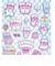 エスターバニー (Esther Bunny) リトル グリッターシール ミックス 文具