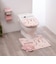 ミッフィー miffy ペーパーホルダーカバー ラインフラワー ピンク トイレ用品