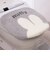 ミッフィー miffy トイレ兼用フタカバー カーム グレー トイレ用品