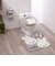 ミッフィー miffy ロングトイレマット カーム グレー トイレ用品