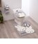 ミッフィー miffy ロングトイレマット カーム グレー トイレ用品