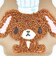 サンリオ シュガーバニーズ ダイカットパスケース ラブスイーツ ブラウン 定期入れ Sanrio
