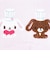 サンリオ シュガーバニーズ ラウンドボトムポーチ ラブスイーツ ピンク Sanrio