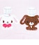 サンリオ シュガーバニーズ ラウンドボトムポーチ ラブスイーツ ピンク Sanrio