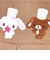 サンリオ シュガーバニーズ ラウンドボトムポーチ ラブスイーツ ブラウン Sanrio
