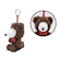 スヌーピー ふわフード ベア ファインフェイスミニ ブラウン マスコット SNOOPY