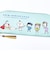 ちびまる子ちゃん 合皮ポーチ (ブルー) エキゾチックシリーズ 文具