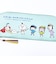 ちびまる子ちゃん 合皮ポーチ (ブルー) エキゾチックシリーズ 文具