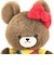 サンリオ ×くまのがっこう ジャッキー ぬいぐるみ(SS) Sanrio