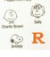 スヌーピー イニシャルミニタオル (R) アイボリー ハンカチ SNOOPY