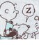 スヌーピー ミニタオル CLICK グレー ハンカチ SNOOPY