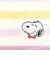 スヌーピー ミニタオル マルチボーダー ピンク リボン ハンカチ SNOOPY