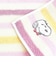スヌーピー ミニタオル マルチボーダー ピンク リボン ハンカチ SNOOPY