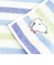 スヌーピー ミニタオル マルチボーダー ブルー リボン ハンカチ SNOOPY