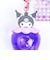 サンリオ クロミ カラフルいちごドームキーホルダー パープル Sanrio