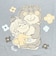 水森亜土 カラーTシャツ(M) クマ ブルー アパレル