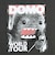 どーもくん WORLD TOUR Tシャツ(L) ブラック アパレル NHK