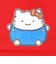 サンリオ ハローキティ × なんでもいきもの トートバッグ レッド Sanrio
