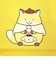 サンリオ ポムポムプリン × なんでもいきもの トートバッグ イエロー Sanrio