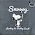 スヌーピー スクエアトートバッグ (ブラック)  ルートート ROOTOTE SNOOPY