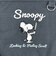 スヌーピー スクエアトートバッグ (ブラック)  ルートート ROOTOTE SNOOPY