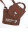 スヌーピー 2wayスクエアトートバッグ (ブラウン)  ルートート ROOTOTE SNOOPY