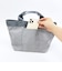 スヌーピー ランチトートバッグ (グレー)  ルートート ROOTOTE SNOOPY