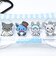 サンリオ JOCHUM(ジェオチャム) クリアマルチケース(S) ブルー ジャンプ！スキップ！ ポーチ Sanrio