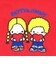 サンリオ パティ＆ジミー サガラ刺繍巾着 レトロ サンリオキャラクターズ5 Sanrio