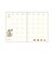 水森亜土 2027年 手帳 月間B6 (ピンク) スケジュール帳 文具 《10月はじまり》 日本製