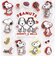 スヌーピー ＆ベル ぷっくりシール アイボリー 文具 SNOOPY