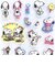 スヌーピー ＆ベル ぷっくりシール ライトブルー 文具 SNOOPY