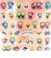 サンリオ パティ＆ジミー ミニミニデコシール レトロ サンリオキャラクターズ5 文具 Sanrio
