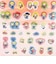 サンリオ パティ＆ジミー ミニミニデコシール レトロ サンリオキャラクターズ5 文具 Sanrio