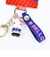 サンリオ ハローキティ マスコット付きキーホルダー ギャル ネイビー Sanrio