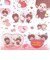 モンチッチ× ハローキティ クリアキャンディシール パーティー 文具 Sanrio