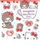 モンチッチ× ハローキティ クリアキャンディシール スタンダード 文具 Sanrio