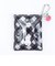 ミッフィー miffy クリアマルチポーチ グレー ダイアゴナル