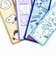 スヌーピー 織りキーホルダー パープル コミック Myselect SNOOPY