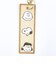 スヌーピー 織りキーホルダー ベージュ フレンズ Myselect SNOOPY