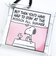 スヌーピー コミック クリアマルチケース(SS) (レッド) SNOOPY