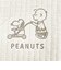 スヌーピー スタンドポーチ カート ベージュ SNOOPY