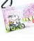 スヌーピー ジョークール 桜並木 クリアマルチケース(S) SNOOPY