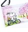 スヌーピー ジョークール 桜並木 クリアマルチケース(S) SNOOPY