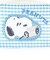 スヌーピー スマートキーケース ブルー サガラワッペンチェック SNOOPY
