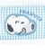 スヌーピー メガネケース ブルー サガラワッペンチェック SNOOPY